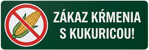 zakaz krmenia s kukuricou
